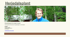 Desktop Screenshot of herjedalsplant.se